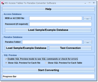 Image 0 for MS Access Tables To Parad…