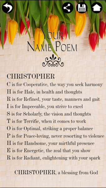 Image 2 for Name Poem Maker - Name Me…