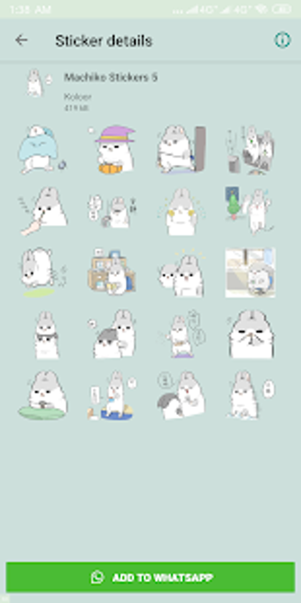 Image 3 for Machiko Rabbit Stickers