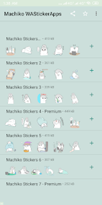Image 0 for Machiko Rabbit Stickers