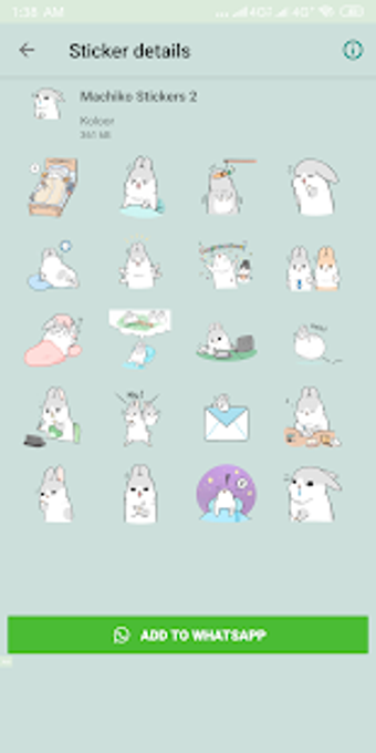 Image 1 for Machiko Rabbit Stickers