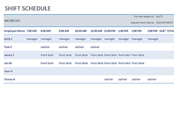 Image 2 for Schedules Office Template…