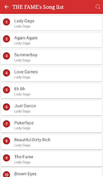Imagen 1 para Lady Gaga Lyrics