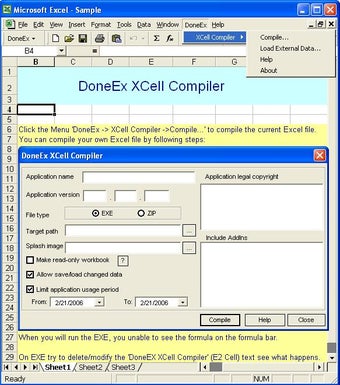 Image 0 for DoneEx XCell Compiler