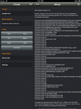 Image 7 for zTools - Network Utility