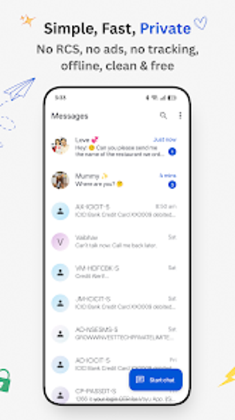 Image 0 for Messages  No RCS Clean SM…