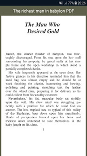 Image 0 for The richest man in Babylo…