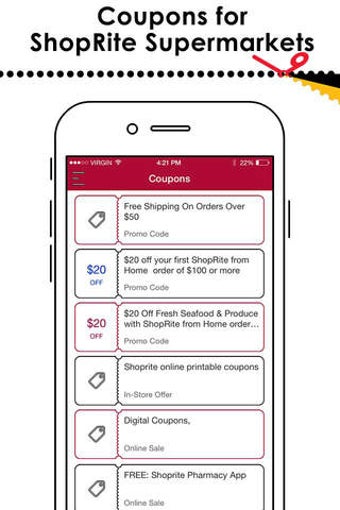 Image 0 for Coupons App for ShopRite …