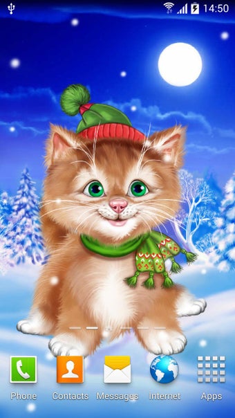 Imagen 0 para Winter Cat Live Wallpaper
