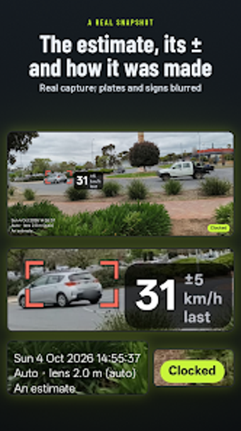 Imagen 0 para Clocked: Speed Estimator