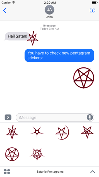 Image 0 for Satanic Pentagram Sticker…