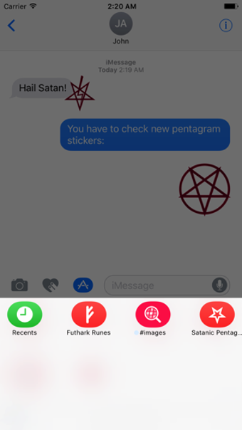 Image 3 for Satanic Pentagram Sticker…