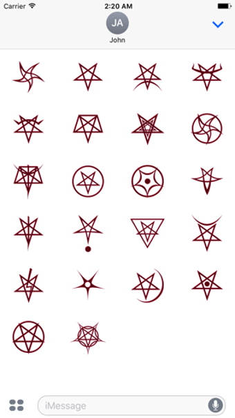 Image 2 for Satanic Pentagram Sticker…
