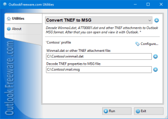 Image 0 for Convert TNEF to MSG for O…