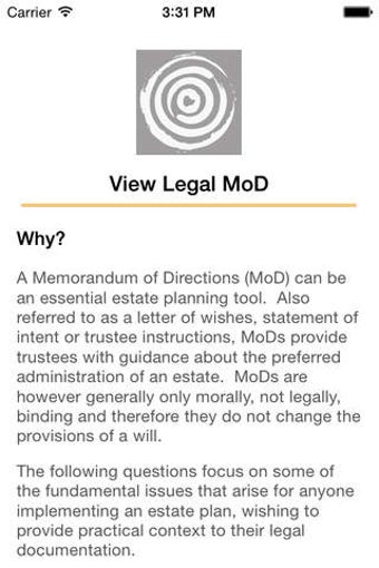 Image 0 for View Legal MoD
