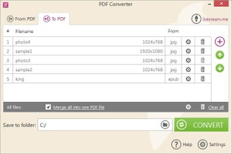 Image 2 for Icecream PDF Converter