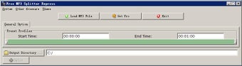 Image 0 for Free MP3 Splitter Express