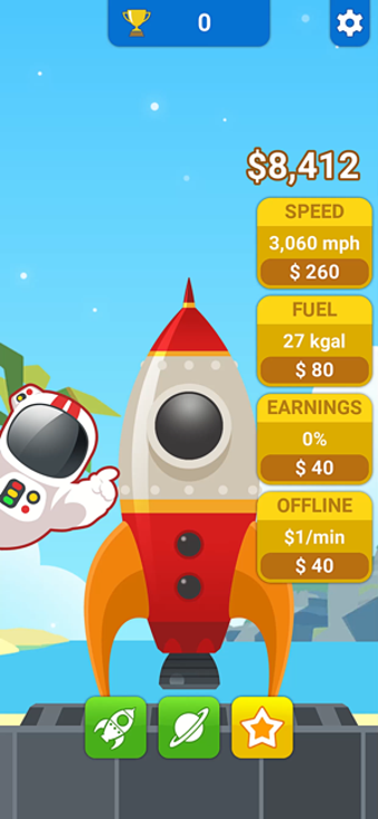Imagen 3 para Idle Rocket Sky