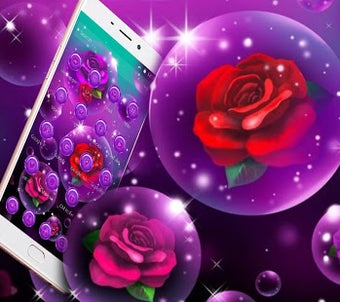Image 3 for Purple Bubble Rose Theme