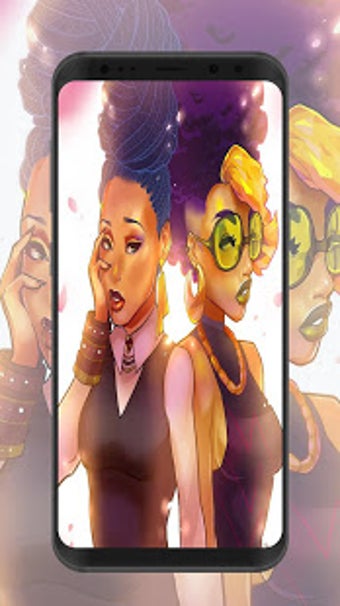 Imagen 2 para Cute Black Girly Wallpape…