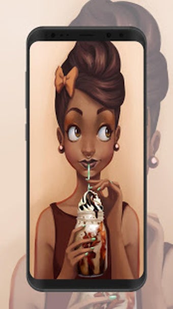 Imagen 0 para Cute Black Girly Wallpape…