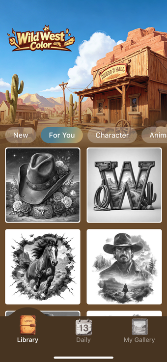 Imagen 0 para Wild West Color By Number…