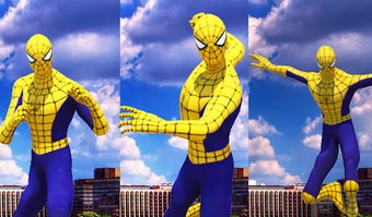 Image 0 for Flying spider crime city …