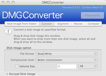 Imagen 3 para DMGConverter