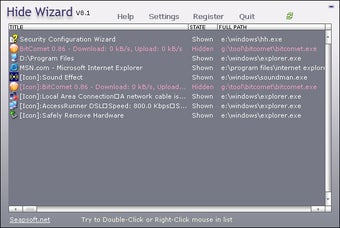 Image 1 for Hide Wizard