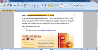 Imagen 1 para Classic PDF Editor