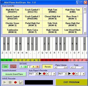 Imagen 0 para Mini Piano And Drum