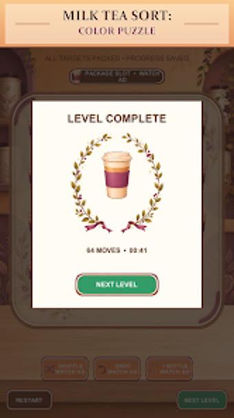 Imagen 0 para Milk Tea Sort: Color Puzz…