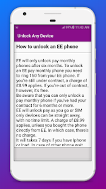 Image 1 for Unlock any Phone Guide