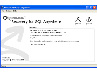 Image 0 for Recovery for SQL Anywhere