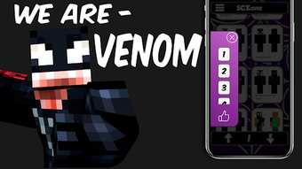 Image 1 for Venom Skins for Minecraft…