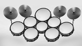 Image 0 for Real Electric Drum Set Si…