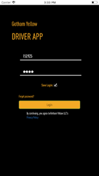 Image 2 for Gotham Yellow Driver App