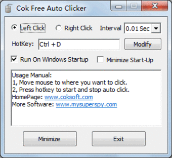 Image 0 for Cok Free Auto Clicker
