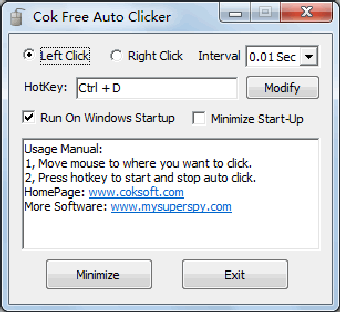 Image 0 for Cok Free Auto Clicker