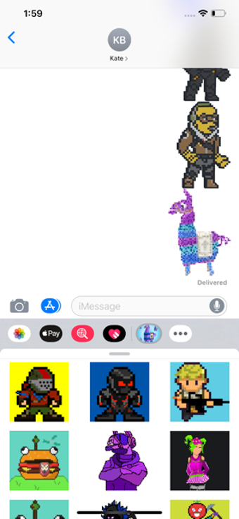Imagen 1 para Pixel Stickers for Fortni…