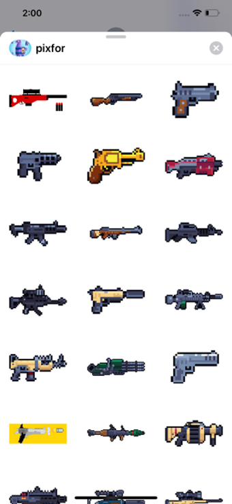Imagen 3 para Pixel Stickers for Fortni…