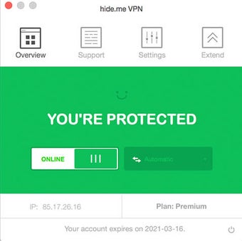 Image 0 for hide.me VPN for macOS