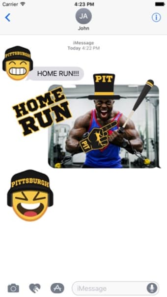 Image 1 for Pittsburgh Baseball Stick…
