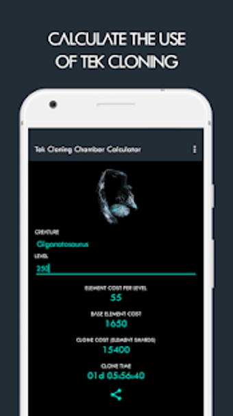Image 1 for Tek Cloning Calculator fo…