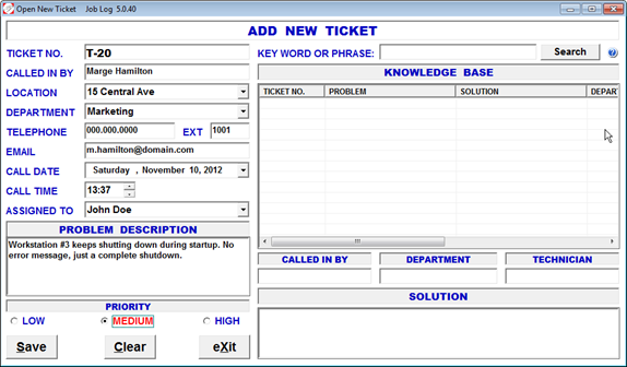 Image 0 for Job Log