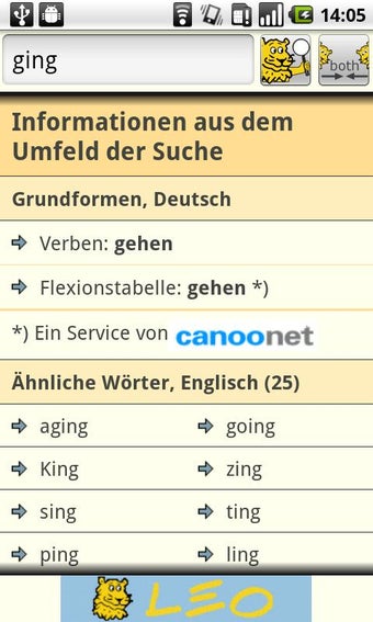 Imagen 0 para LEO dictionary