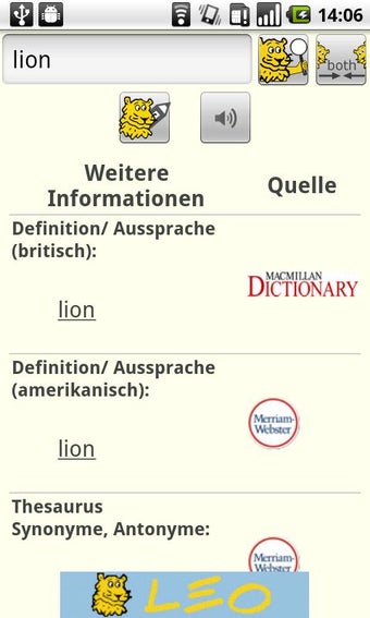 Imagen 3 para LEO dictionary