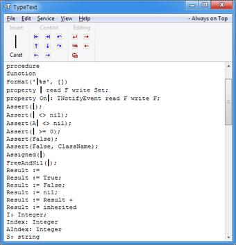 Image 0 for TypeText