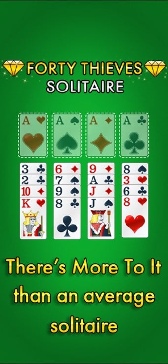 Imagen 3 para 40 Thieves Solitaire Clas…
