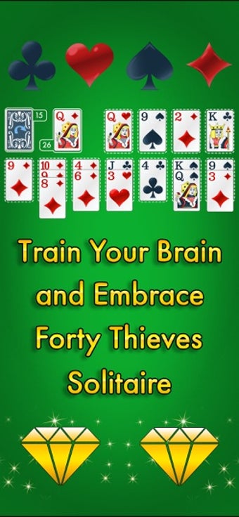 Imagen 2 para 40 Thieves Solitaire Clas…